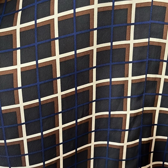 J Crew Windowpane Silk Dress - Picture 11 of 14